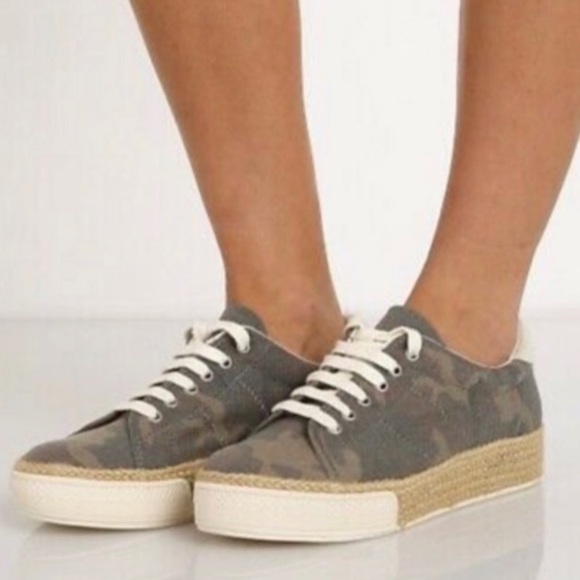 Dolce Vita Women's Tala Camouflage Print Espadrille Platform Sneakers - Picture 2 of 8